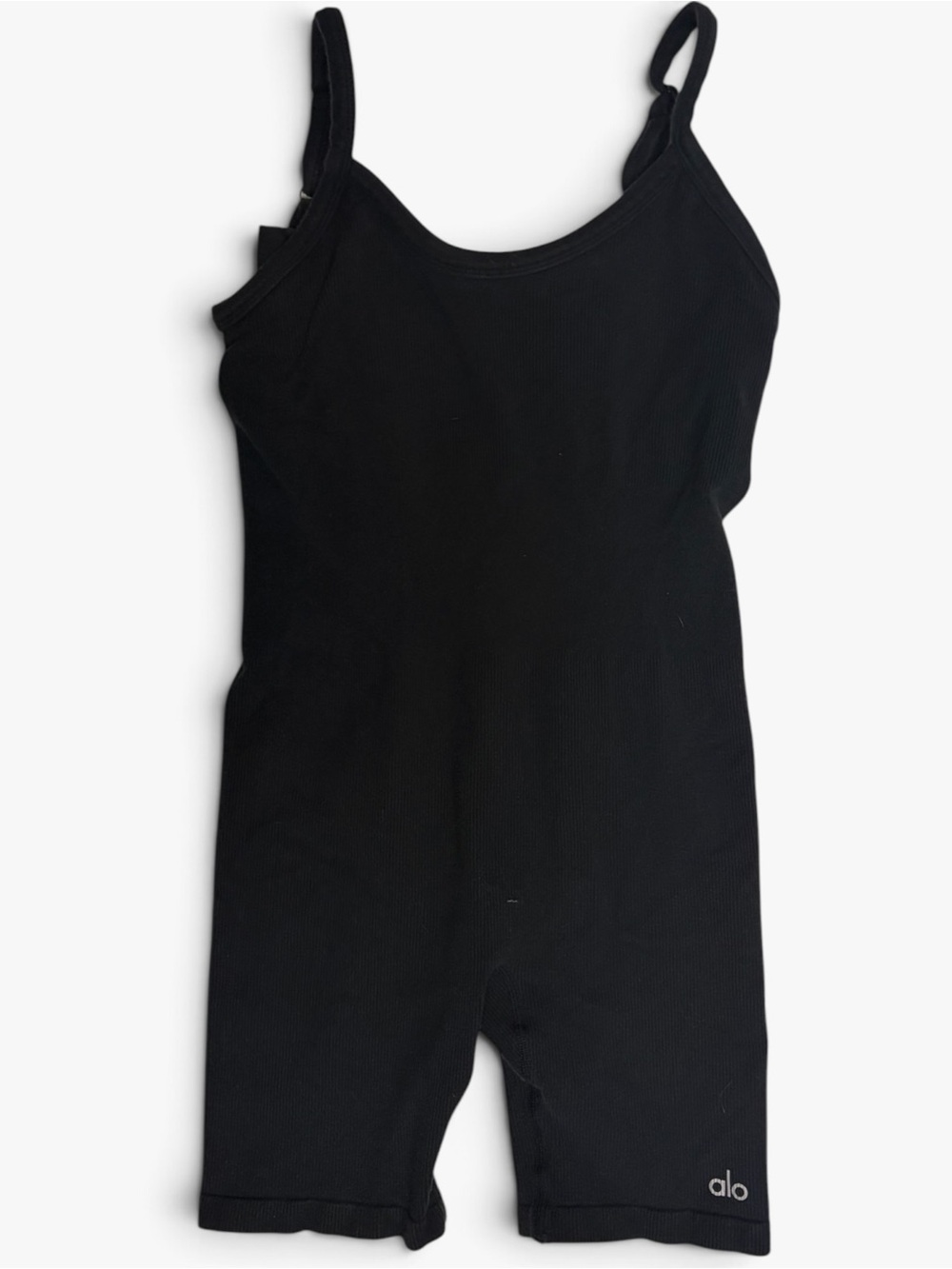 ALO Yoga Black One-Piece Romper